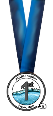 Aqua Triathlon Medal 2011